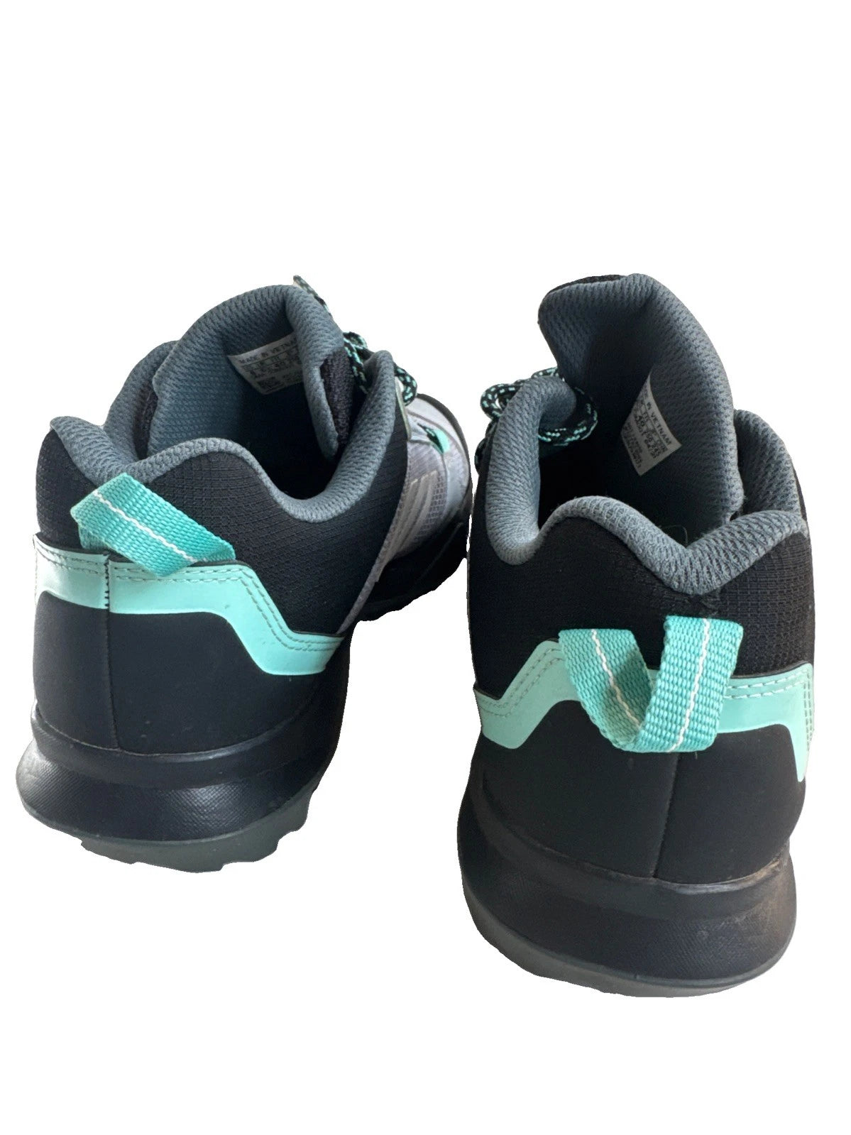 adidas Terrex AX3 FX4690 Womens 8 Gray Mint Continental Hiking Trail Shoes
