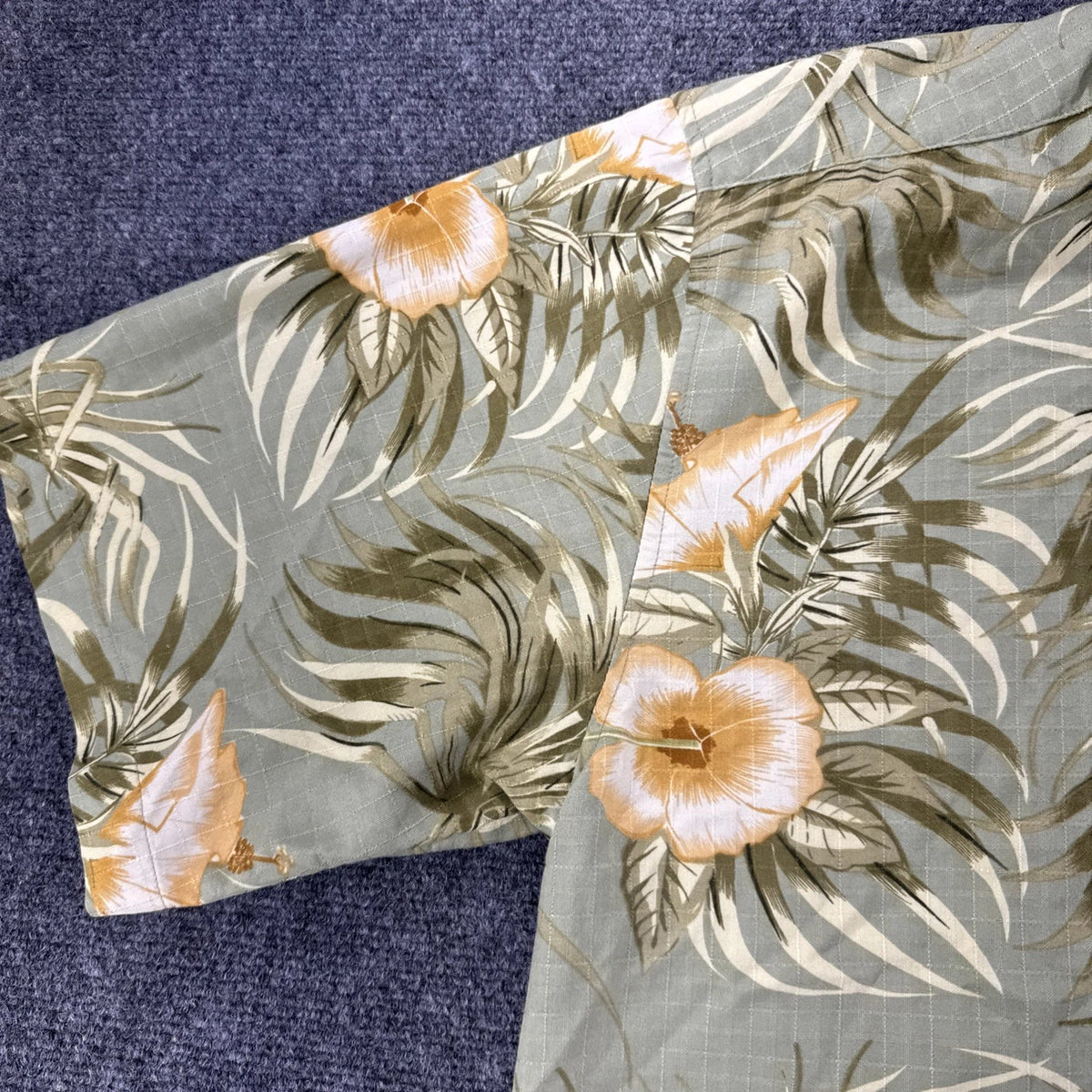 Joe Marlin Hawaiian Shirt Men’s XL Tropical Aloha Camp Floral Rayon Blend