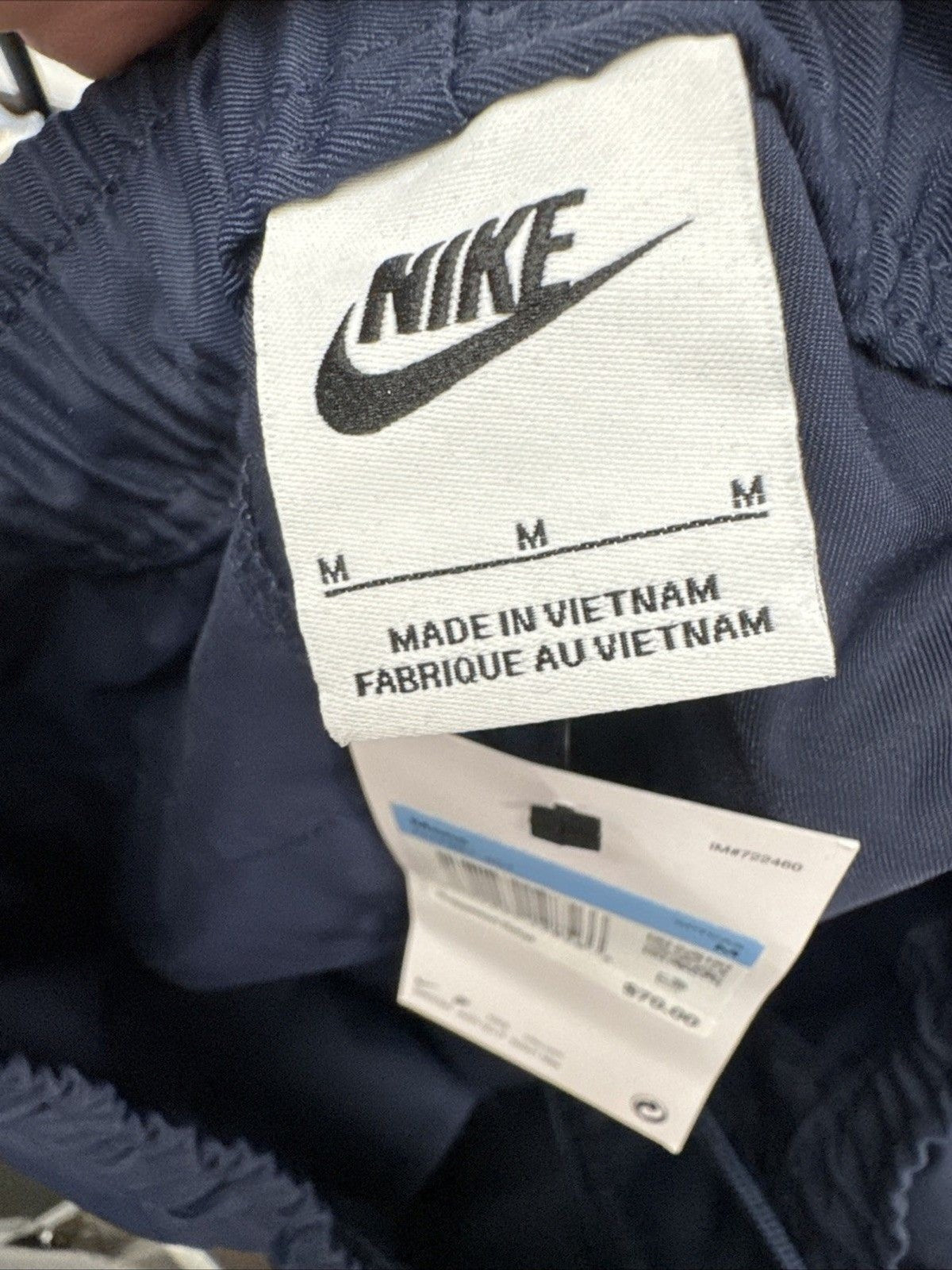 Nike Club Woven Tapered Chino Pants Men’s M Obsidian Navy NWT HJ1997-451
