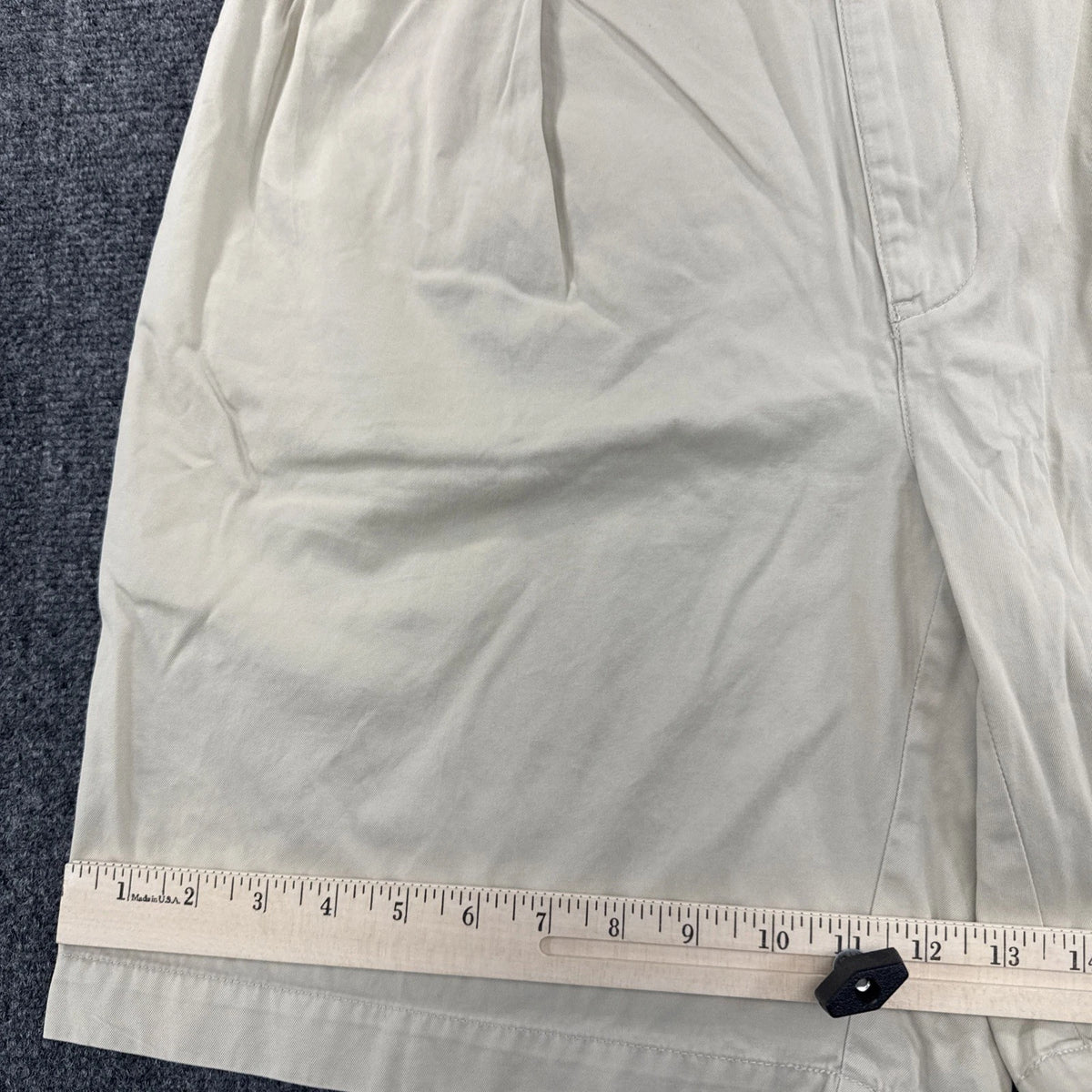 Polo Ralph Lauren Tyler Shorts Mens 38 Khaki Pleated Chino Cotton Pony Logo