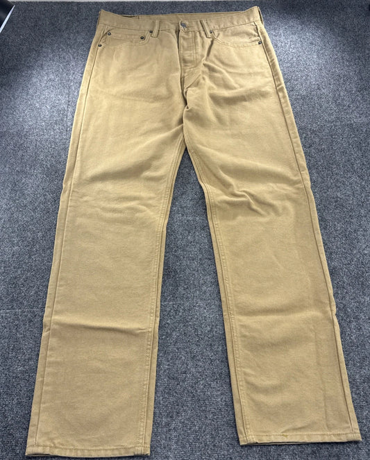 Levis 562 Loose Fit Jeans Mens 34x34 Tan Brown 100% Cotton BNWOT Y2K