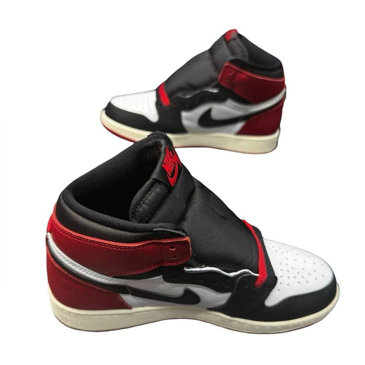 Air Jordan 1 High OG Black Toe Reimagined GS 5.5Y Womens 7 FD1437-106 No Box