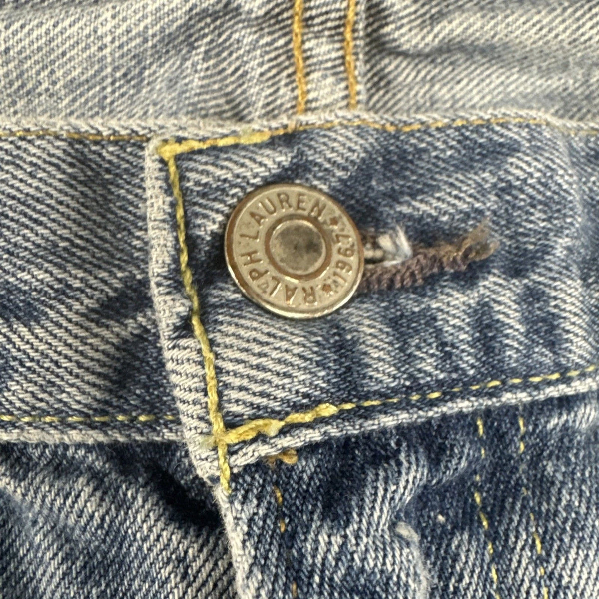Polo Ralph Lauren Quality Denim Goods Jeans 38x30 Essex Light Wash Cotton