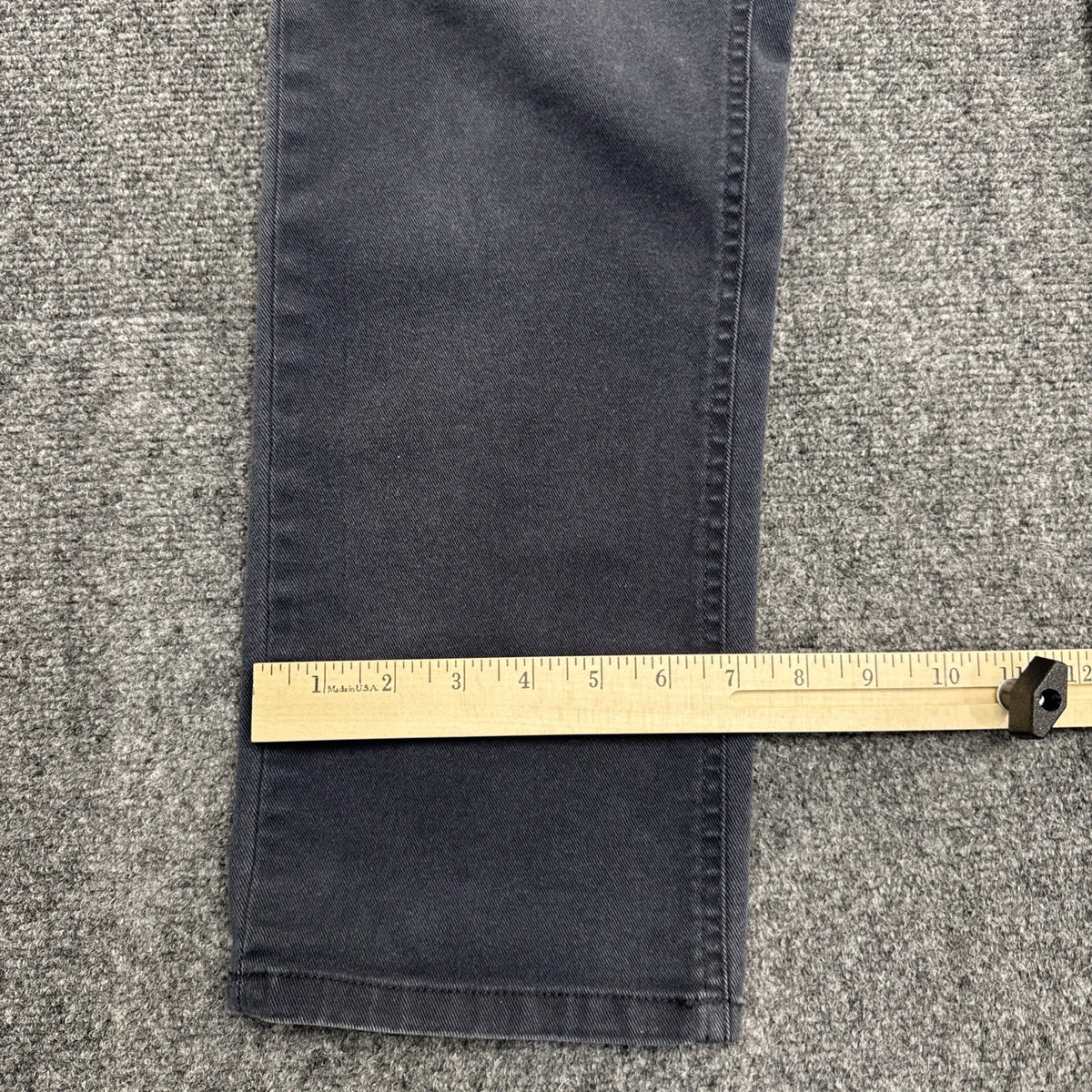 English Laundry Mens Jeans 34x30 Charcoal Gray Stretch Straight Leg 5 Pocket