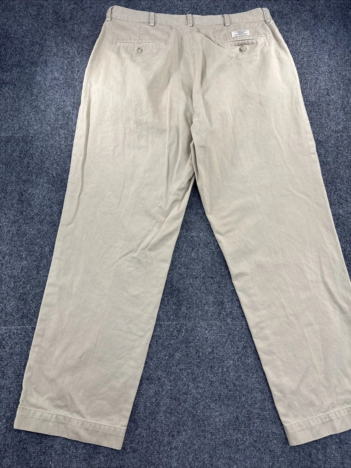 Polo Ralph Lauren Classic Chino Pants Men’s 36x30 Beige Khaki Flat Front EUC
