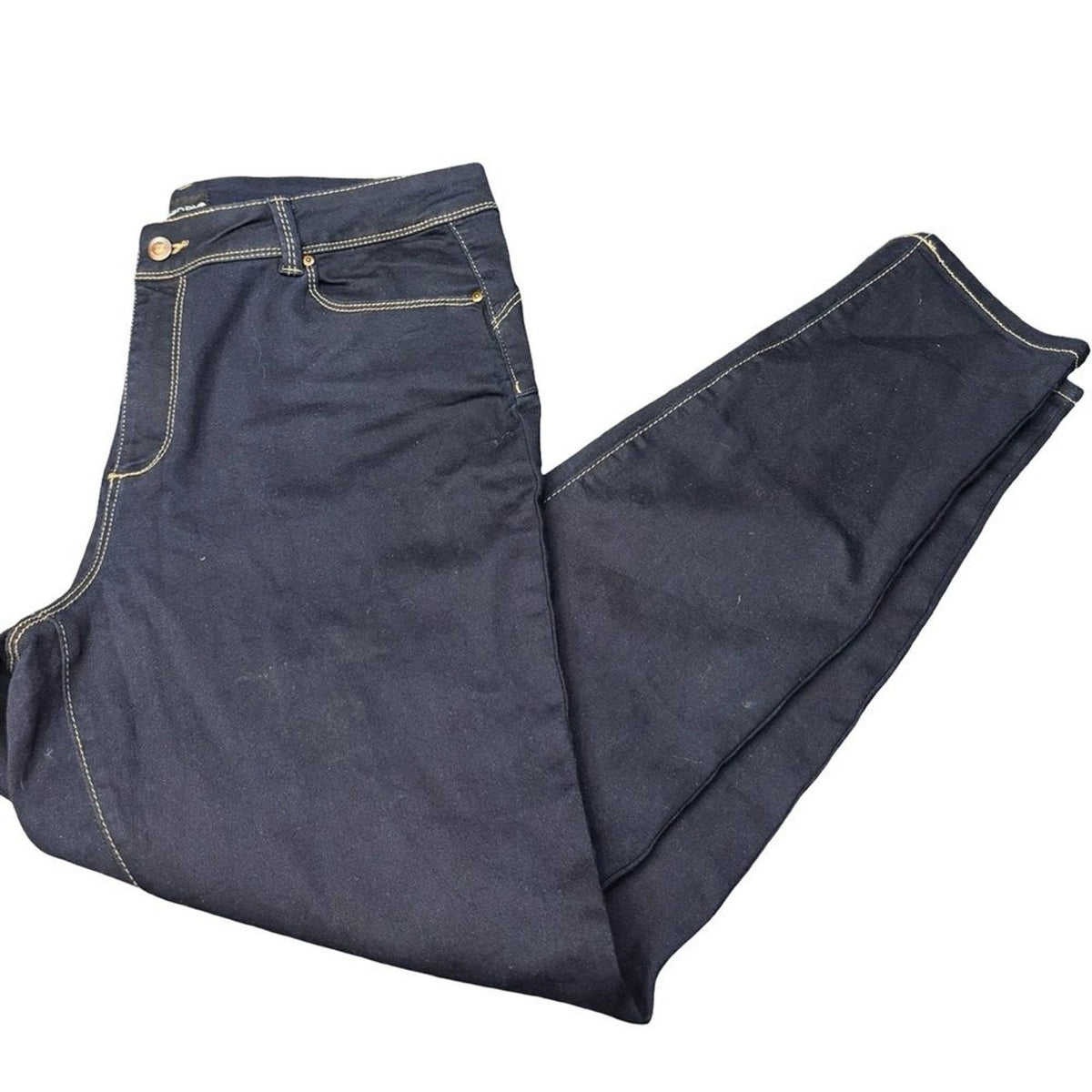 Miss Poured Skinny Jeans Women's Size 16 Dark Wash Stretch Denim EUC