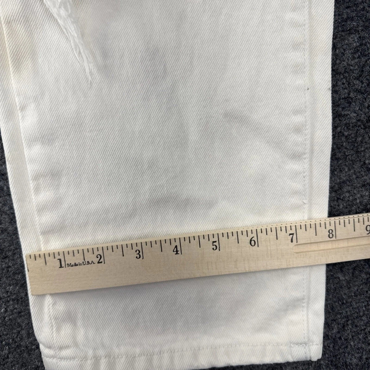 CARMAR Cargo Jeans Women 29 White Chain Utility Denim Y2K Streetwear