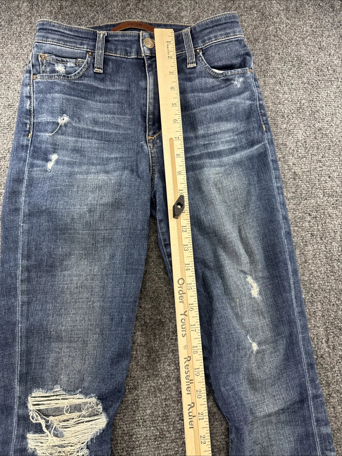 Joe's Jeans Charlie High Rise Skinny Distressed Women's 25 Flawless