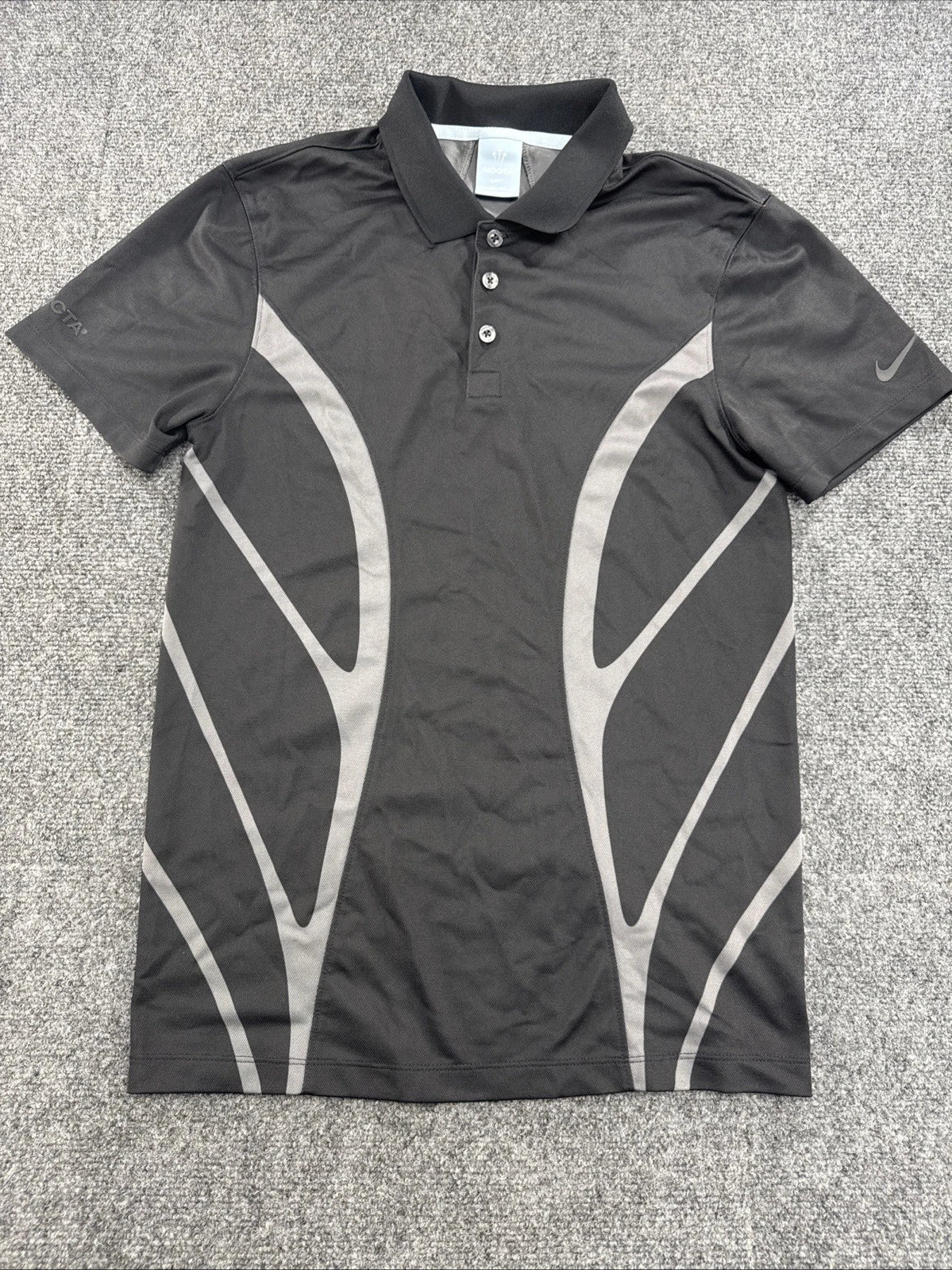 Nike NOCTA Golf Polo Shirt Gray Dri-FIT Performance Drake Men’s XS