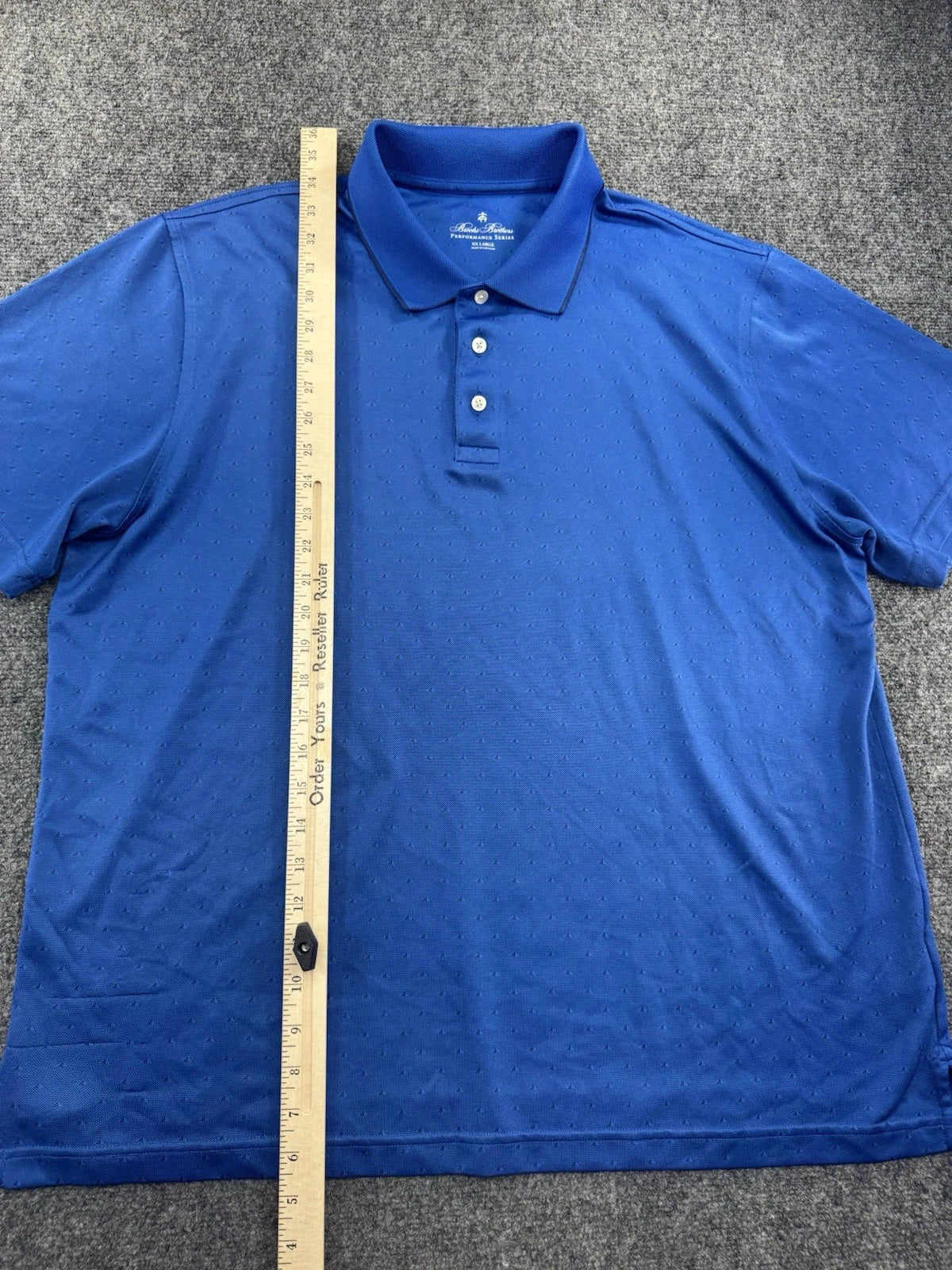 Brooks Brothers Women's Royal Blue Polo Button-Up Shirt XL Pre-Owned