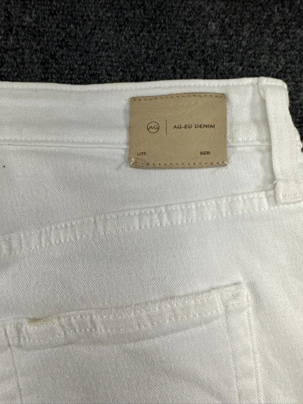 AG Ex-Boyfriend Jeans Women 28R White Slouchy Slim Designer Denim