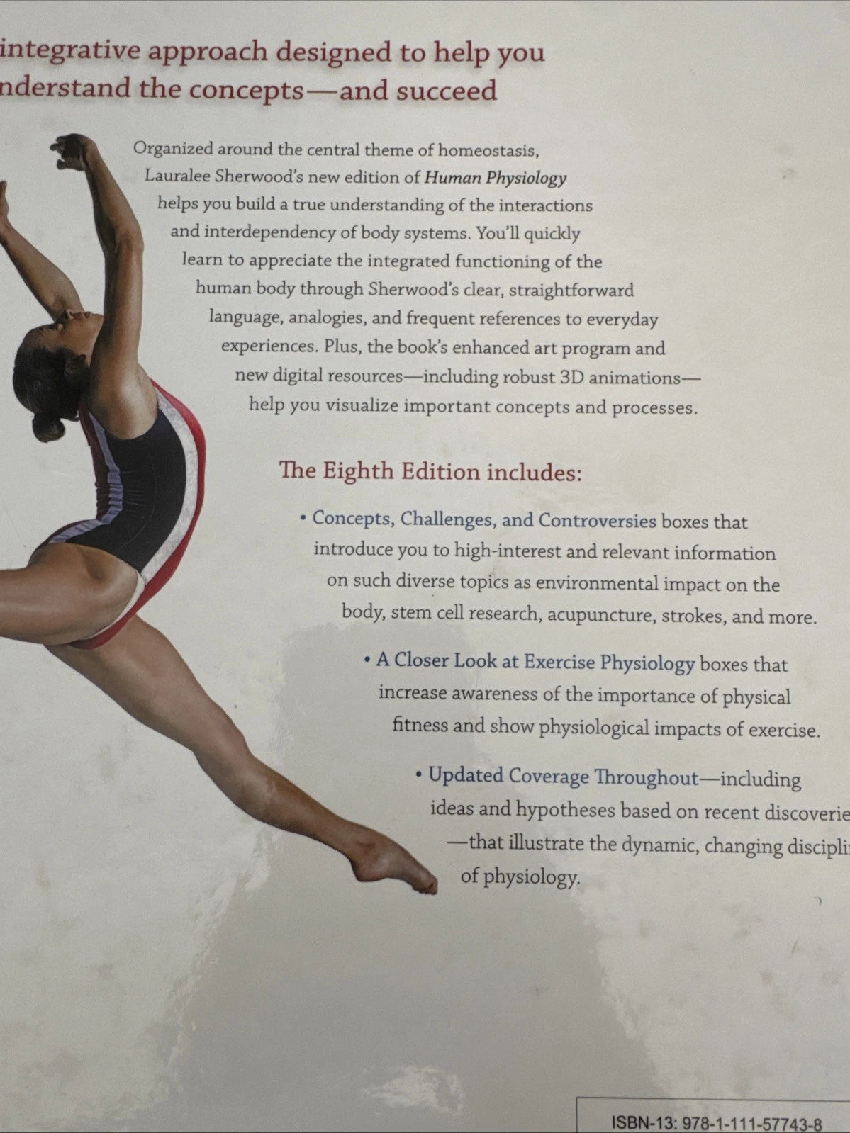Human Physiology From Cells to Systems 8th Edition Lauralee Sherwood Hardcover
