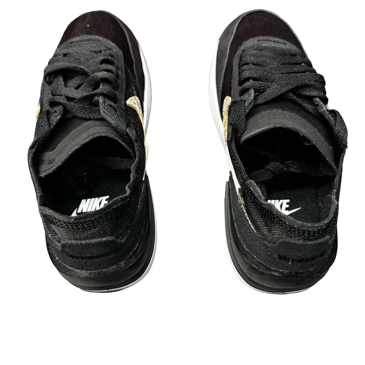 Nike Waffle One SE Black Leopard Women’s 5 DJ9776-001 New in Box