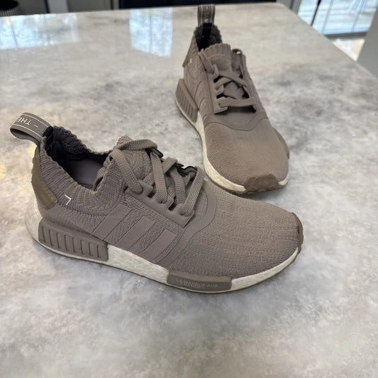 adidas NMD R1 PK French Beige S81848 Men’s 5 Primeknit Boost EUC No Box