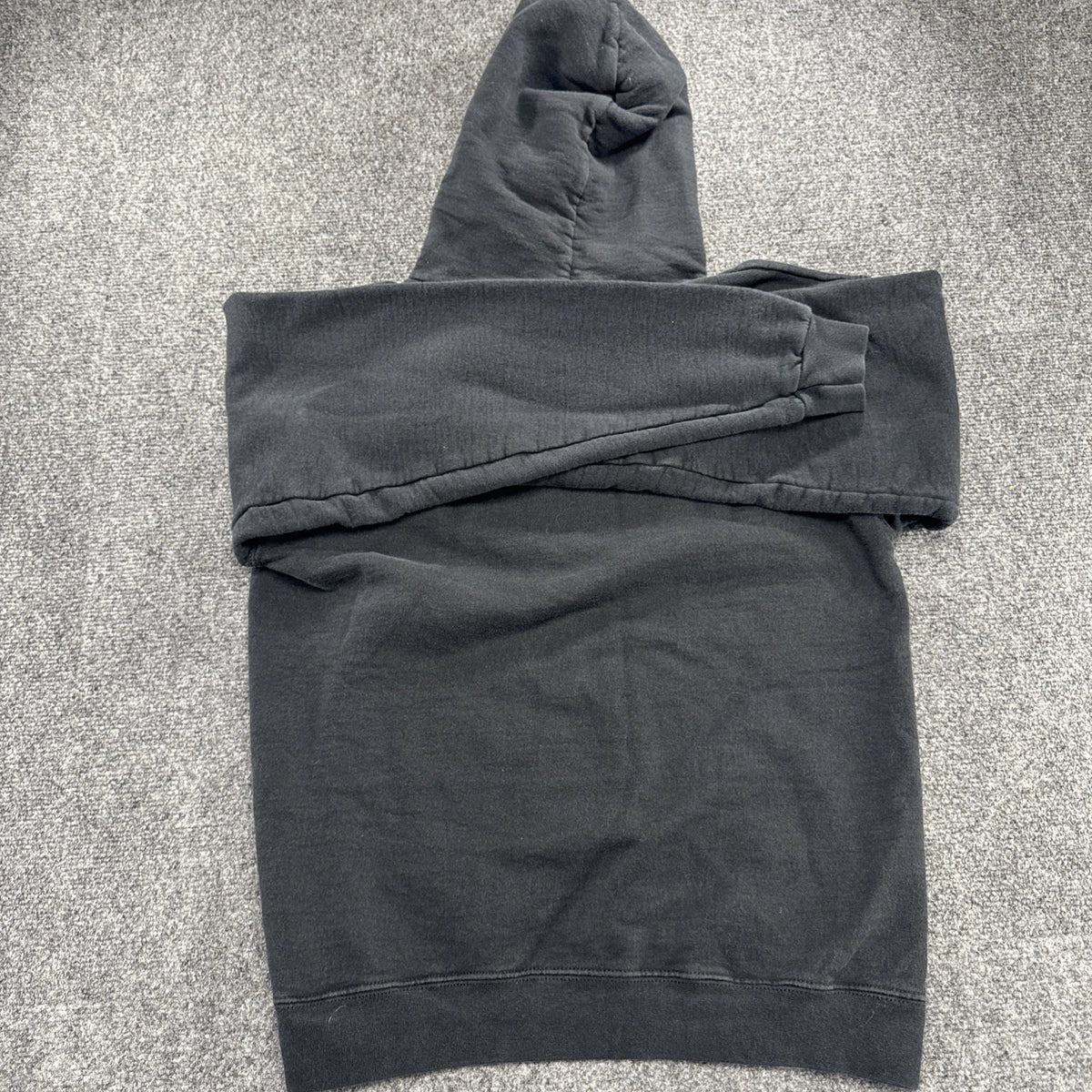 Thrasher Magazine Black Flame Logo Pullover Hoodie Mens Small Black Scale Skate