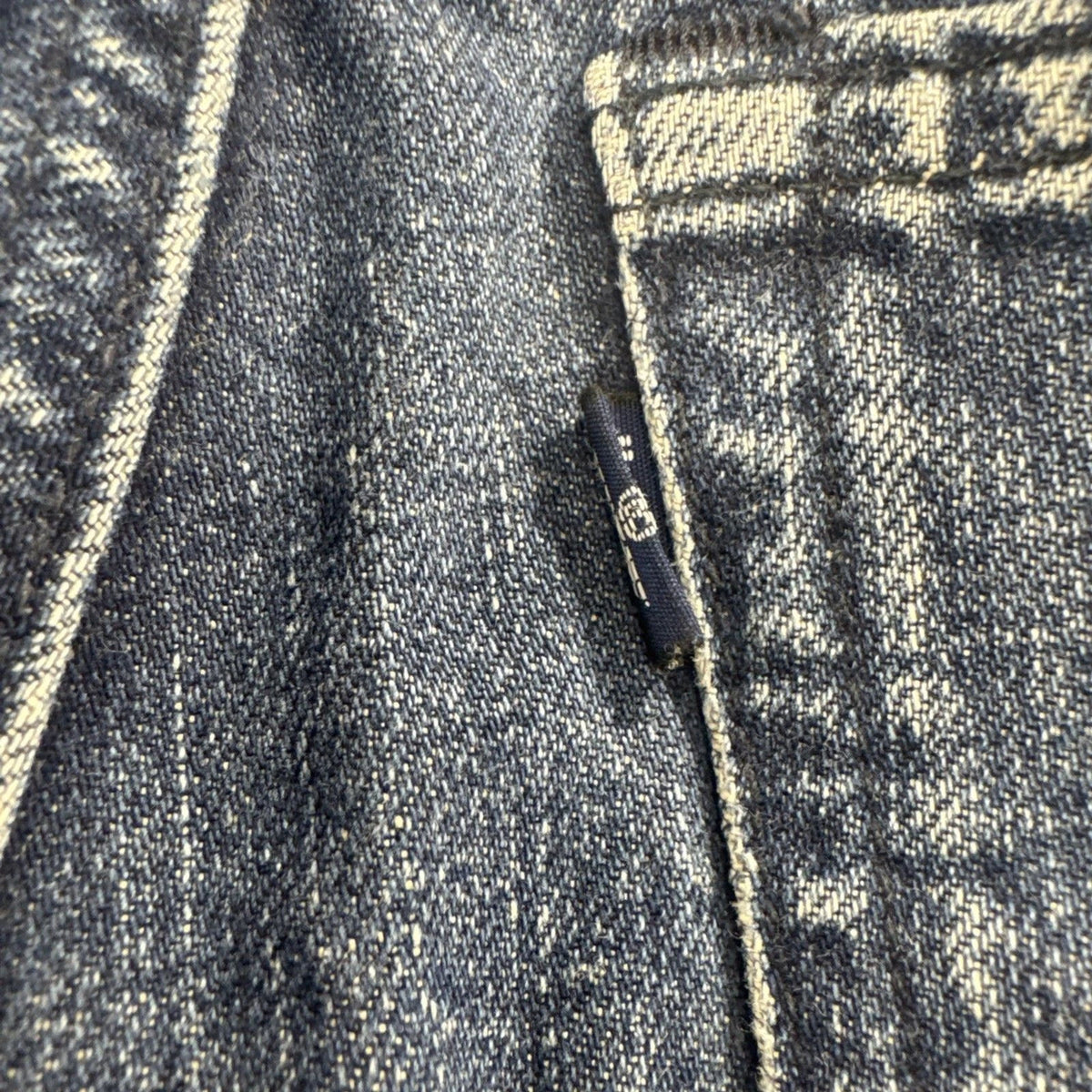 Levis Made Crafted Womens Two Tone Side Stripe Straight Leg Jeans 26 Cotton Blue