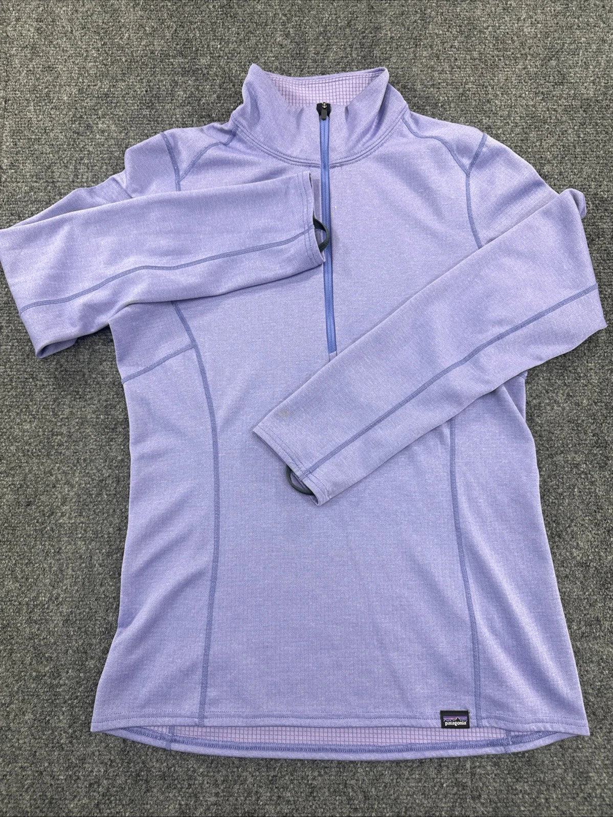 Patagonia Capilene Midweight 1/4 Zip Women’s XS Purple Baselayer Pullover