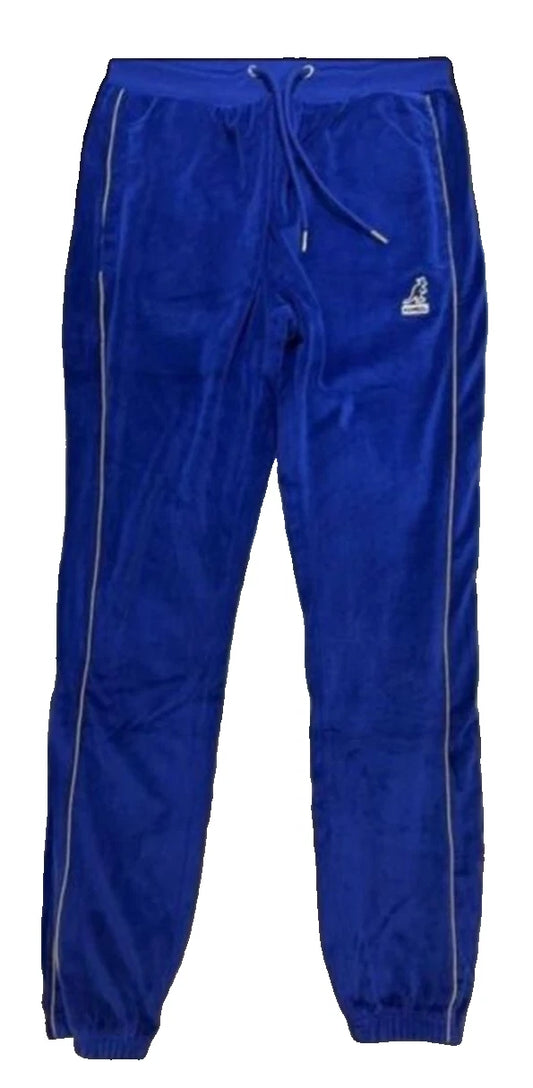 Kangol Velour Joggers, Royal Blue, Small, Y2K Streetwear - Pre-Owned (Excellent)