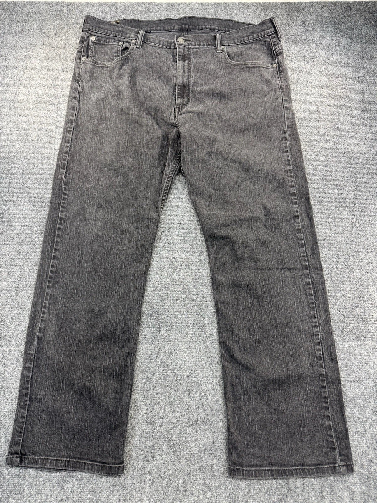 Levi's 569 Loose Straight Jeans Men's W40 L32 Faded Black Denim