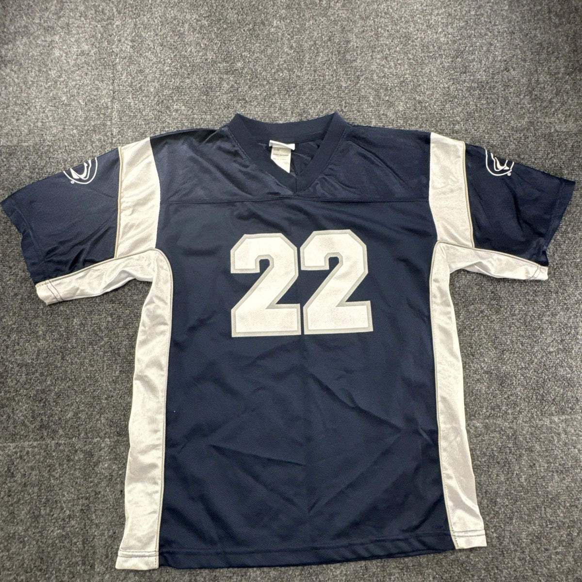 Penn State Nittany Lions #22 NCAA Football Jersey Youth XXL 18 Blue Outerstuff