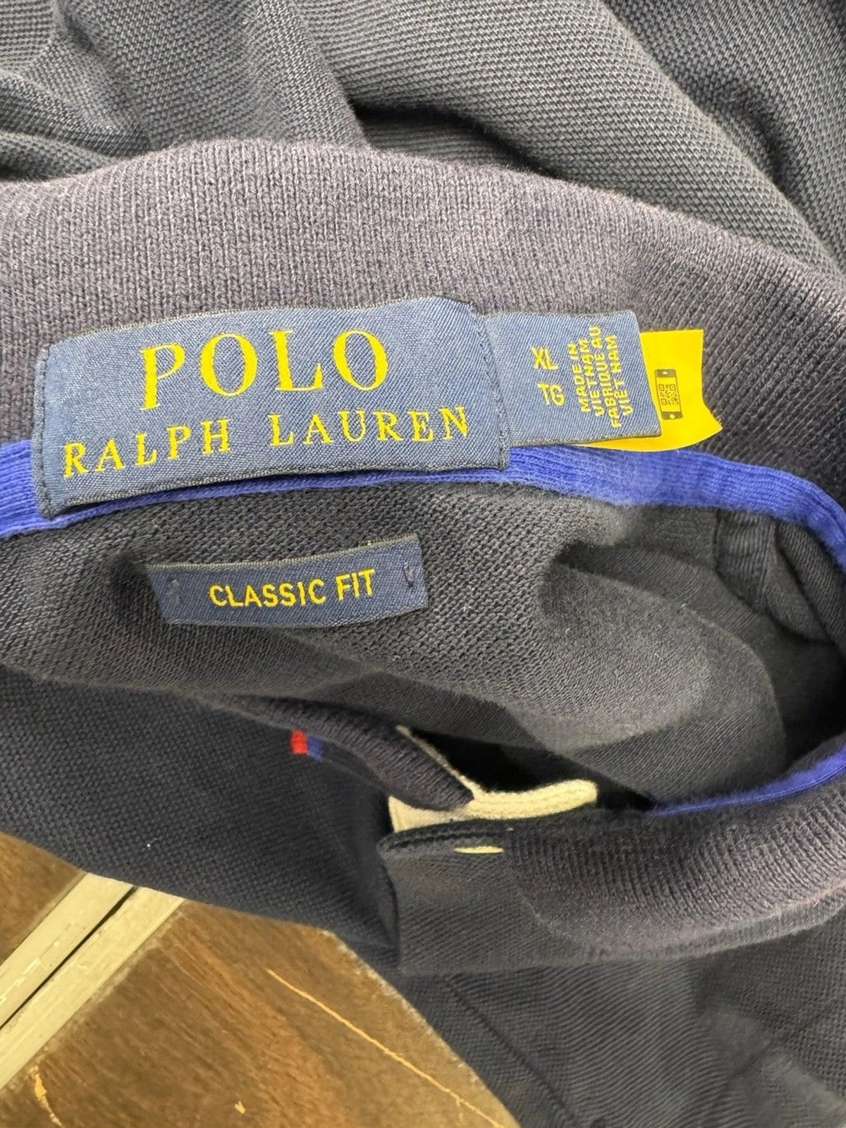 Polo Ralph Lauren Big Pony USA Shield Polo Shirt Navy XL Classic Fit