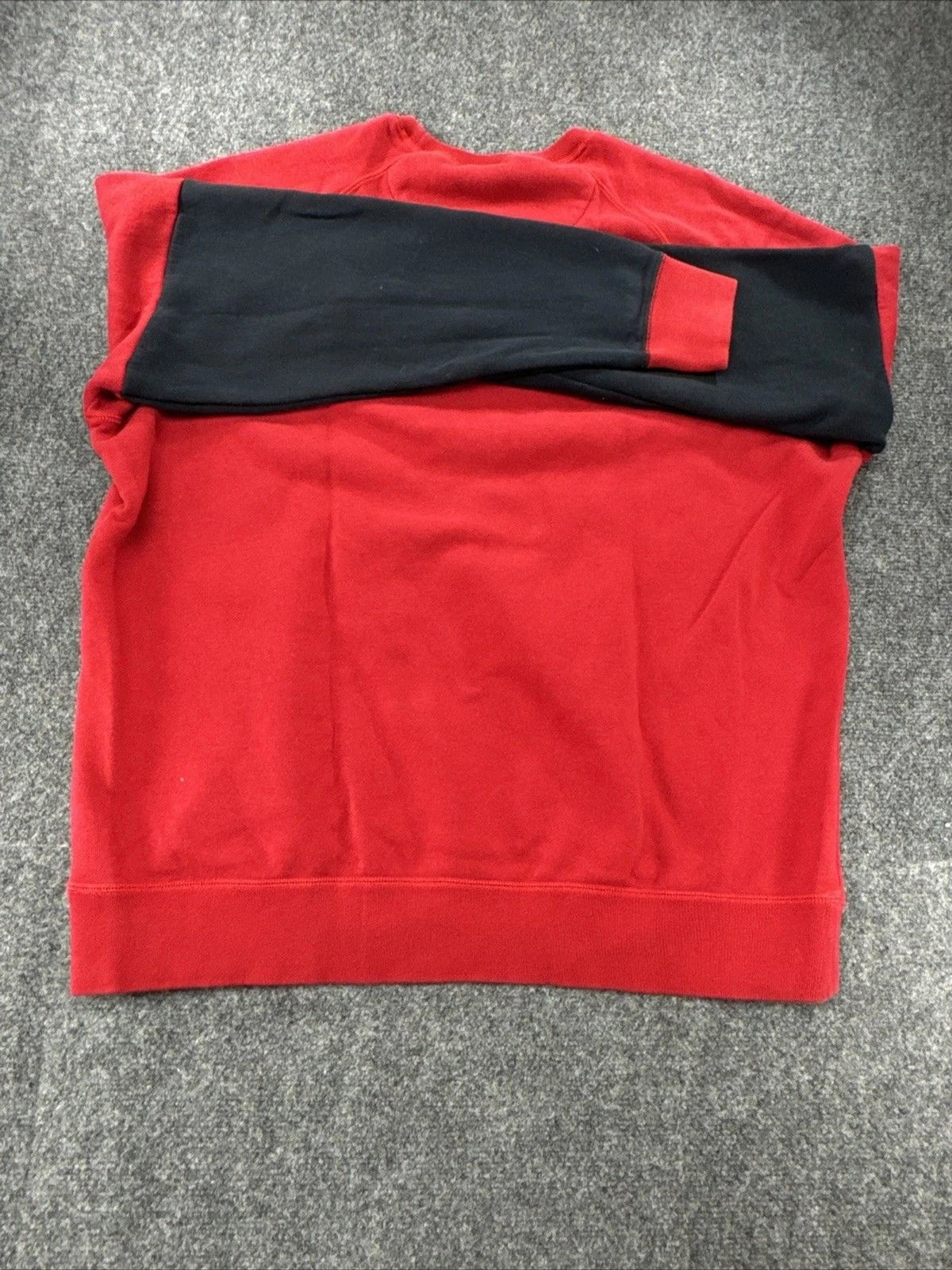 Jordan Jumpman Fleece Crewneck Men’s 2XL Red Black Embroidered EUC