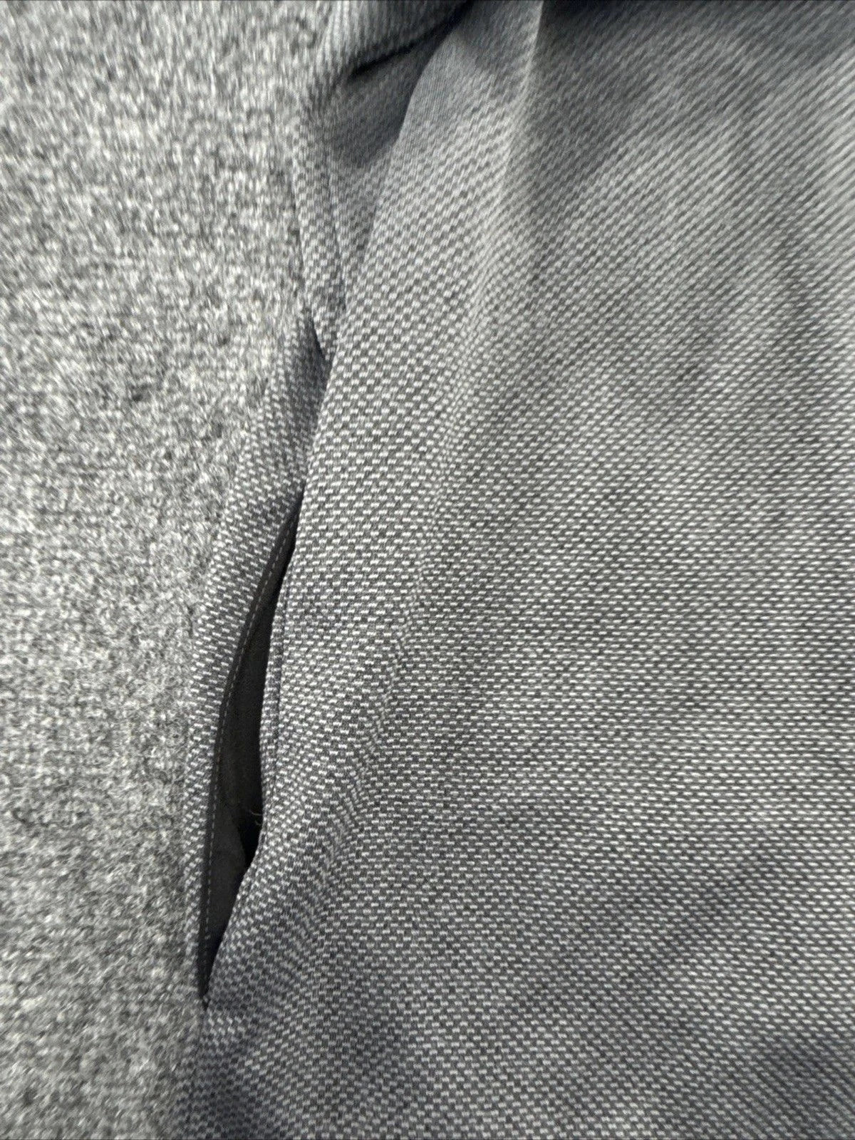 Callaway Golf Quarter Zip Pullover Men's Large Gray Textured Side Pockets
