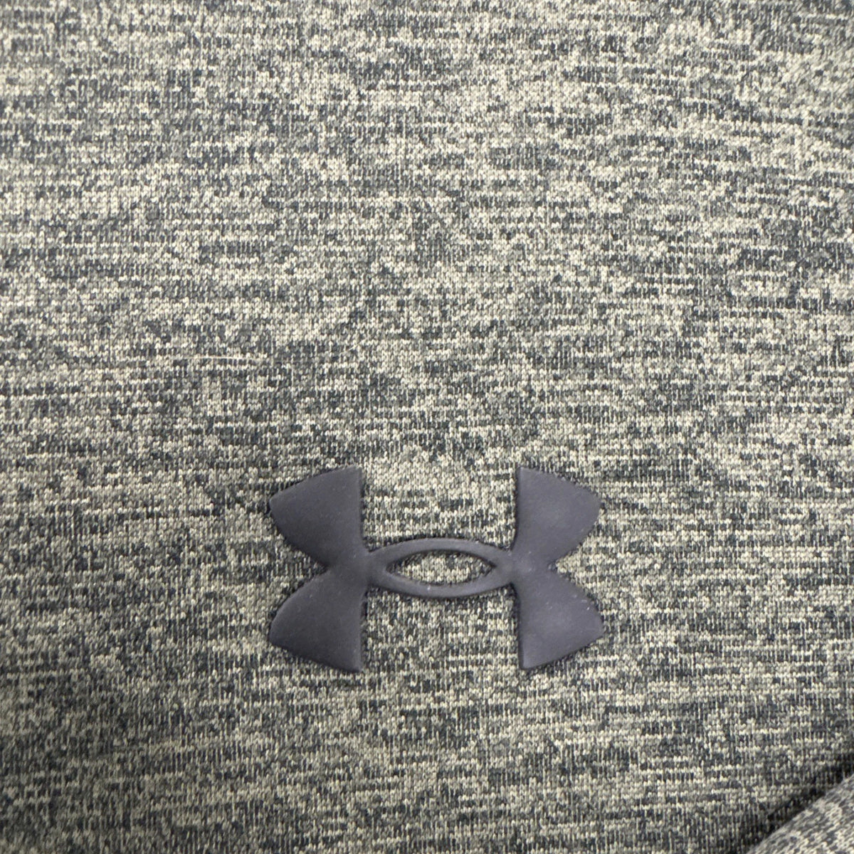 Under Armour Hoodie Mens M Olive Green Heather Loose Fit Fleece Pullover Logo