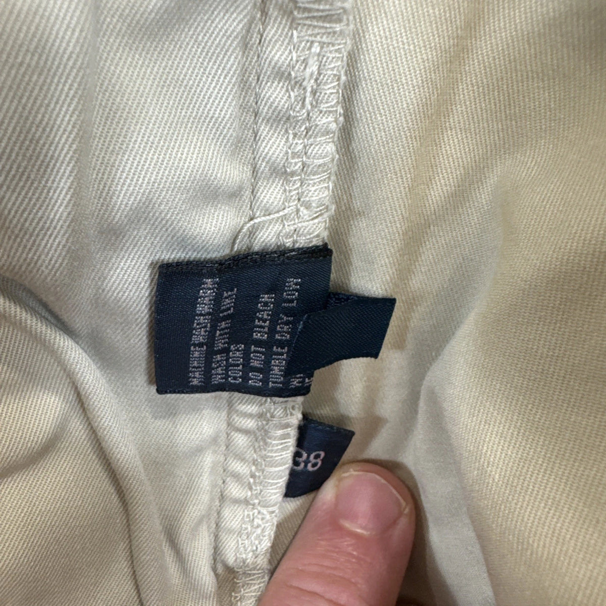 Polo Ralph Lauren Tyler Shorts Mens 38 Khaki Pleated Chino Cotton Pony Logo