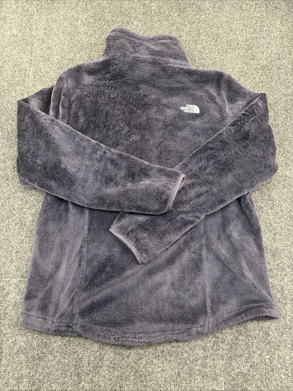 The North Face Osito 2 Women’s Gray High Pile Fleece Jacket C782 Full Zip