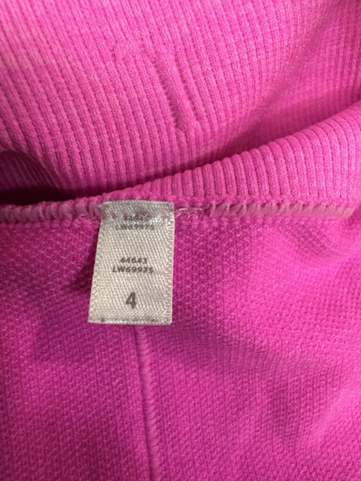 Lululemon Women's Hot Pink Ruched Crop Leggings Size 4 Pre-Owned