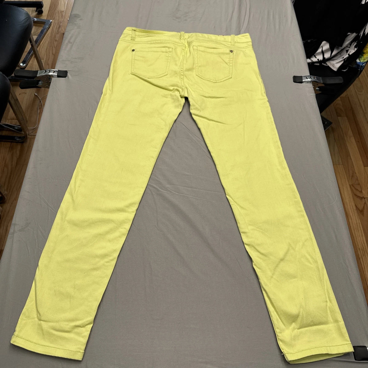 Vintage Tinseltown Yellow Slim Fit Jeans Women's 11 Y2K 90s Denim Pants EUC