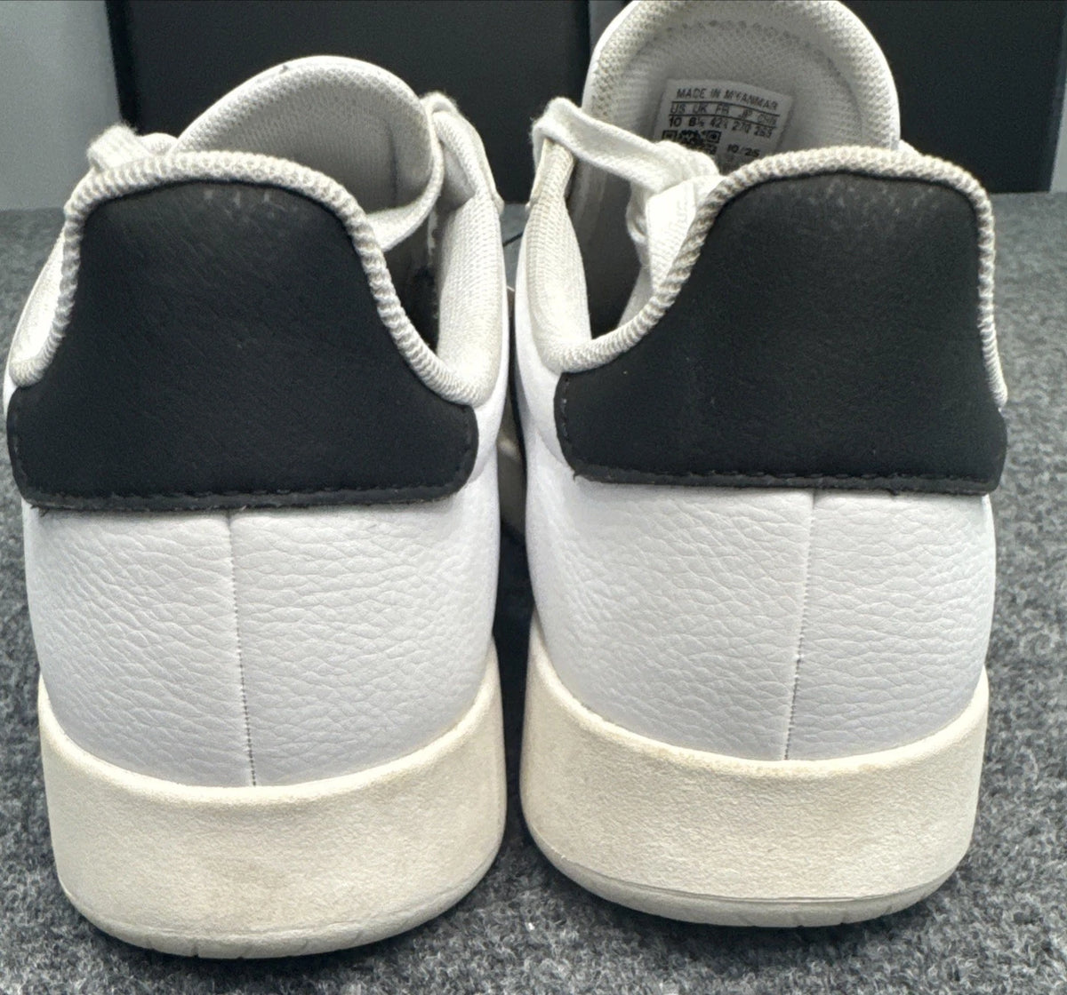Adidas VL Court White Black Casual Sneakers Men’s Size 10 NWOT No Box
