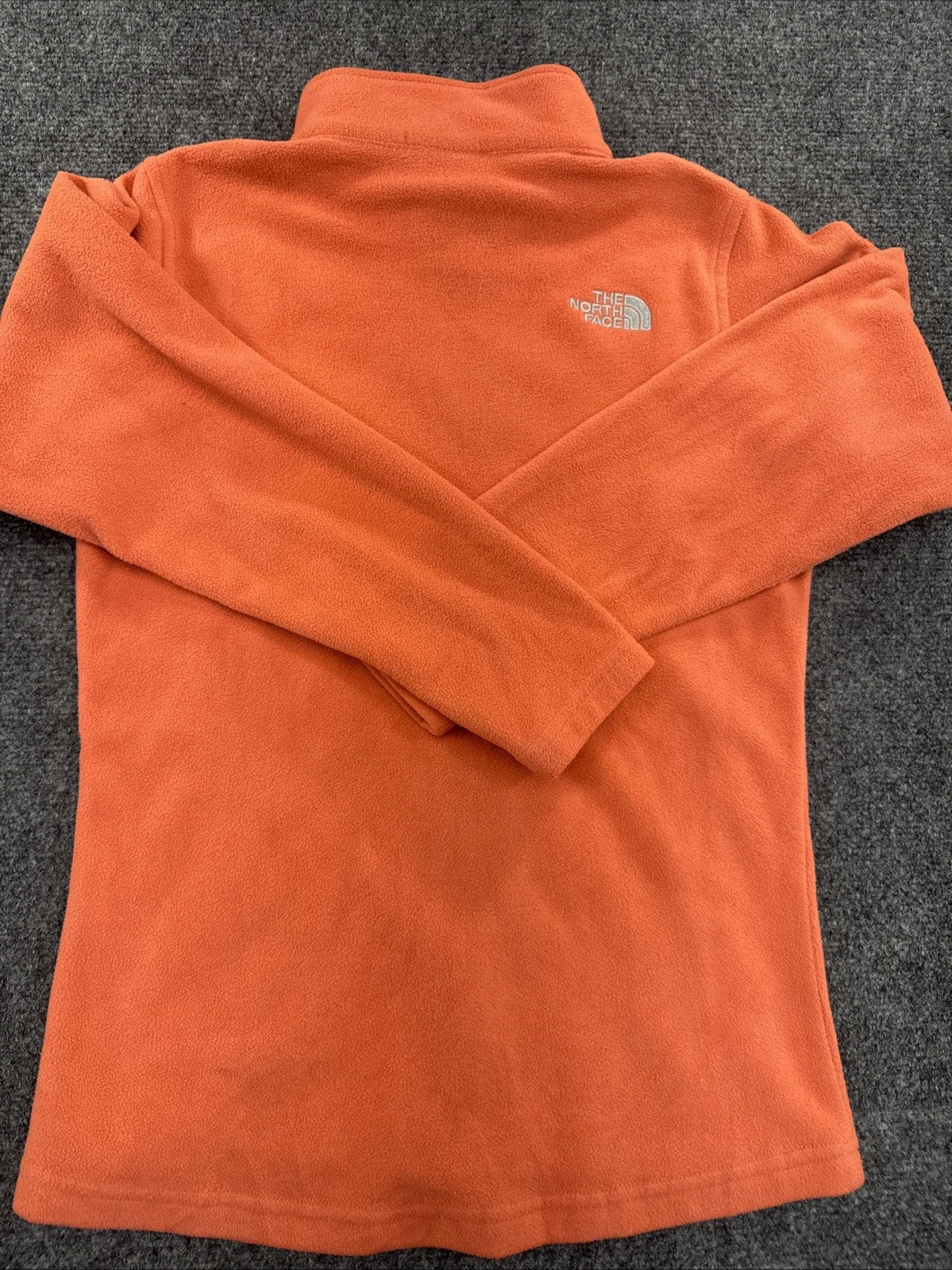 The North Face Girls Fleece Jacket L 14/16 Orange Full Zip Fall 2014 CLTO