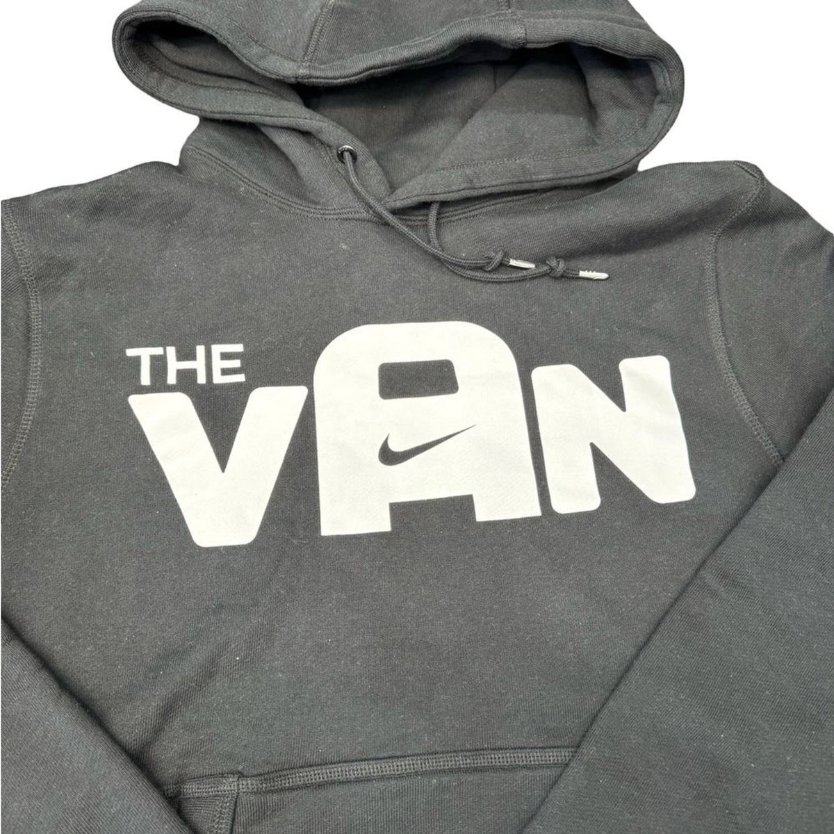 Nike Mens XL Club Fleece Hoodie Black THE VAN Graphic AJ8321-010 BNWOT