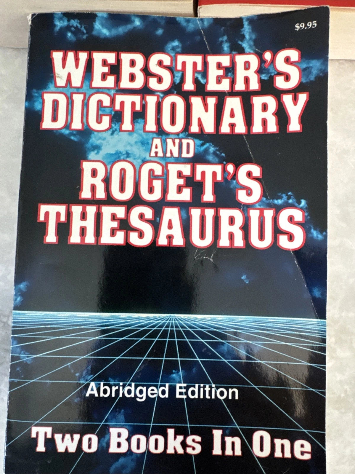 Webster Dictionary Roget’s Thesaurus Reference Book Set 3 College Editions