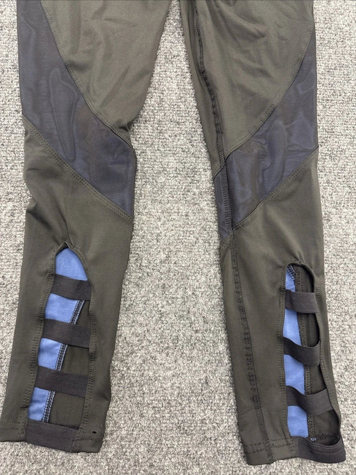 BCBGMAXAZRIA Allegra Leggings Women S Black Perry Blue High Rise NWTBCBGMAXAZRIA