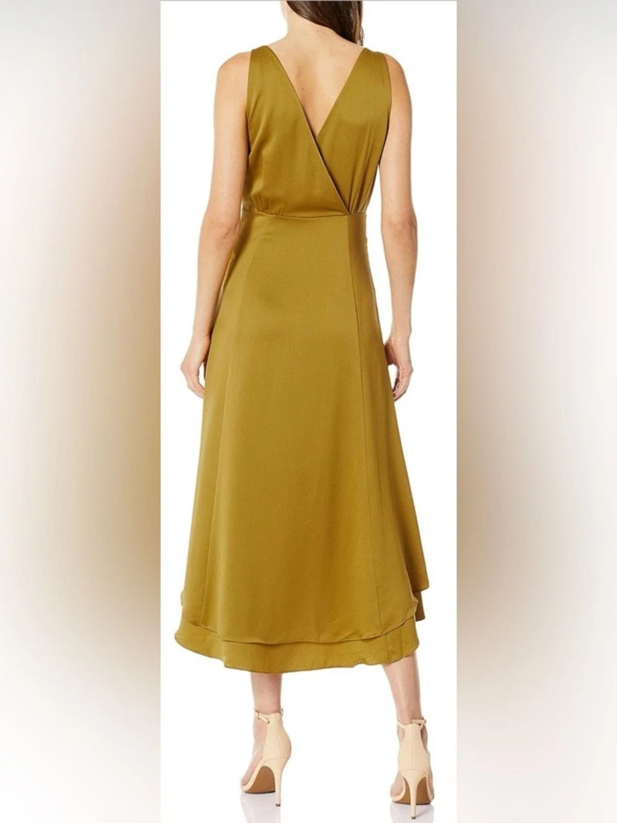 NWT French Connection Alessia Satin Wrap Dress 10