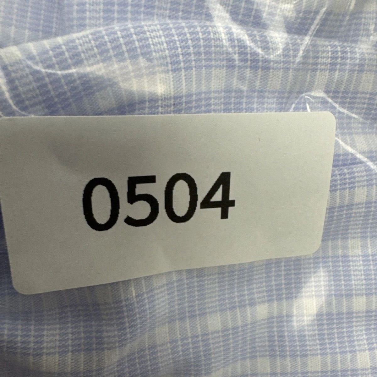 Vintage Monsieur by Givenchy Shirt Men’s 16.5 34-35 Large Blue Check BNWOT