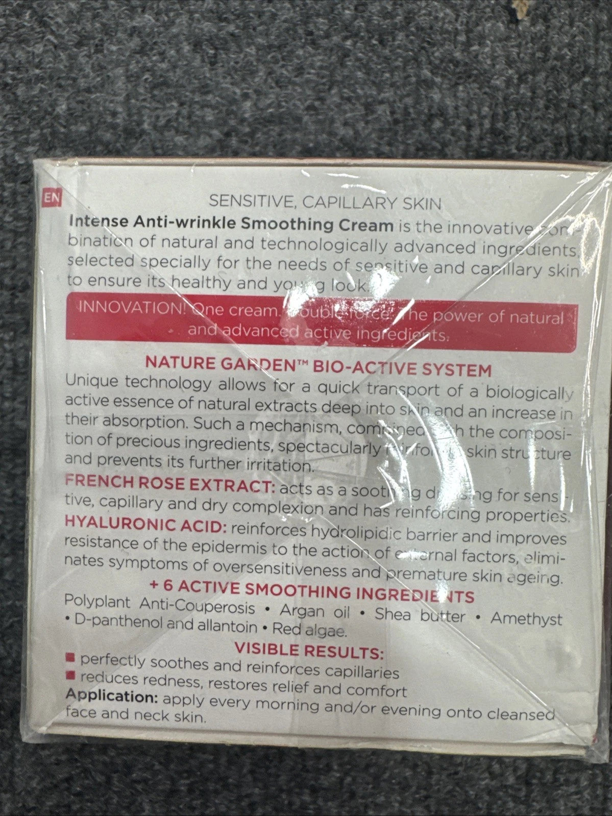 Eveline Cosmetics French Rose Anti-Wrinkle Smoothing Cream Sensitive Skin