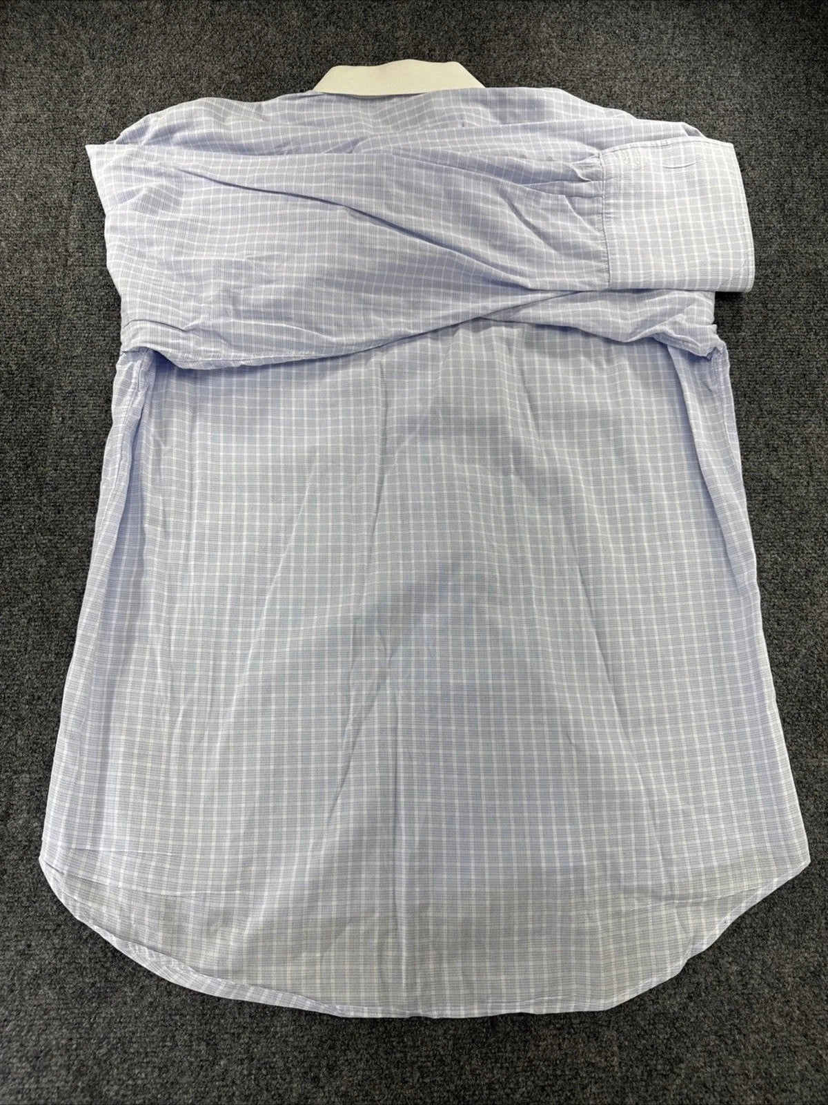 Vintage Monsieur by Givenchy Shirt Men’s 16.5 34-35 Large Blue Check BNWOT