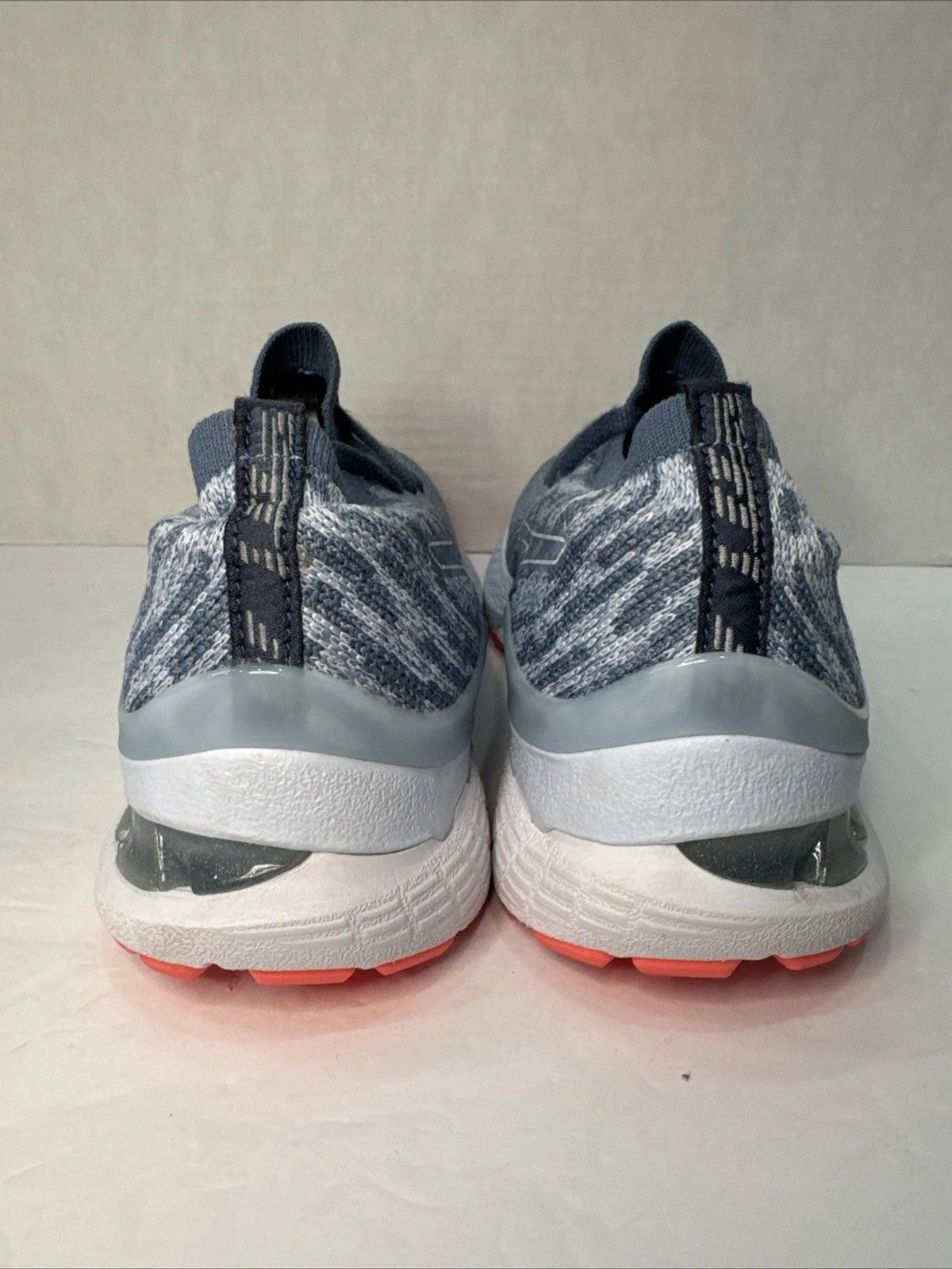 ASICS Gel Kayano 28 MK Women’s 7 Gray Blue Coral Running Shoes 1012B126