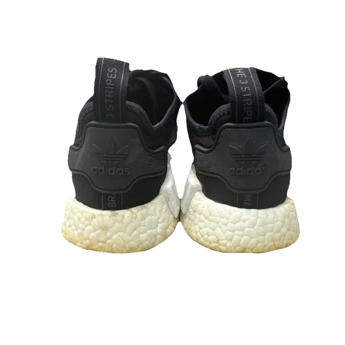 Adidas NMD_R1 Boost White Black Mesh Sneakers Men's 4.5 GUC No Box