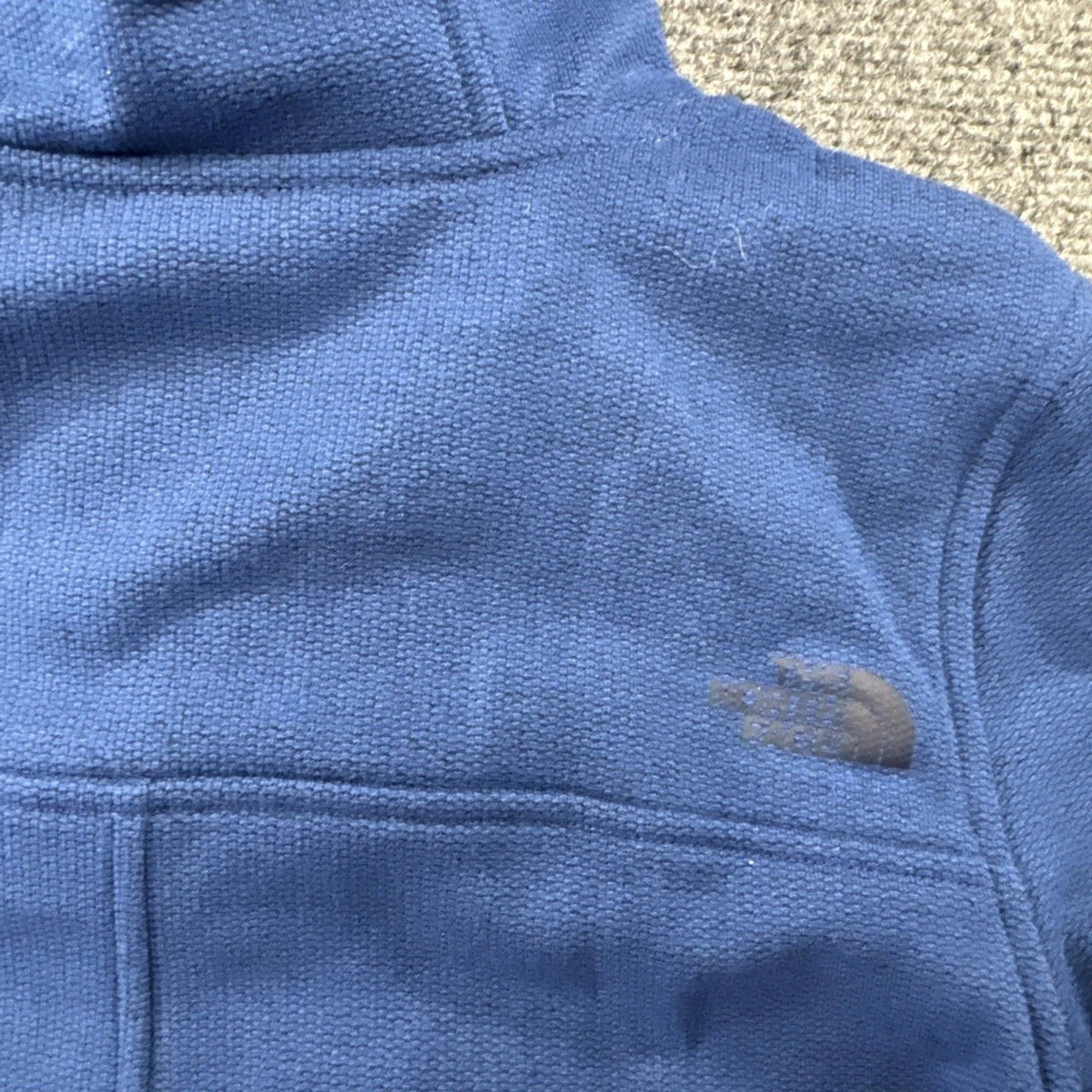 The North Face Knit Stitch Hoodie Women’s Small Blue Cowl Neck NWT Outdoor