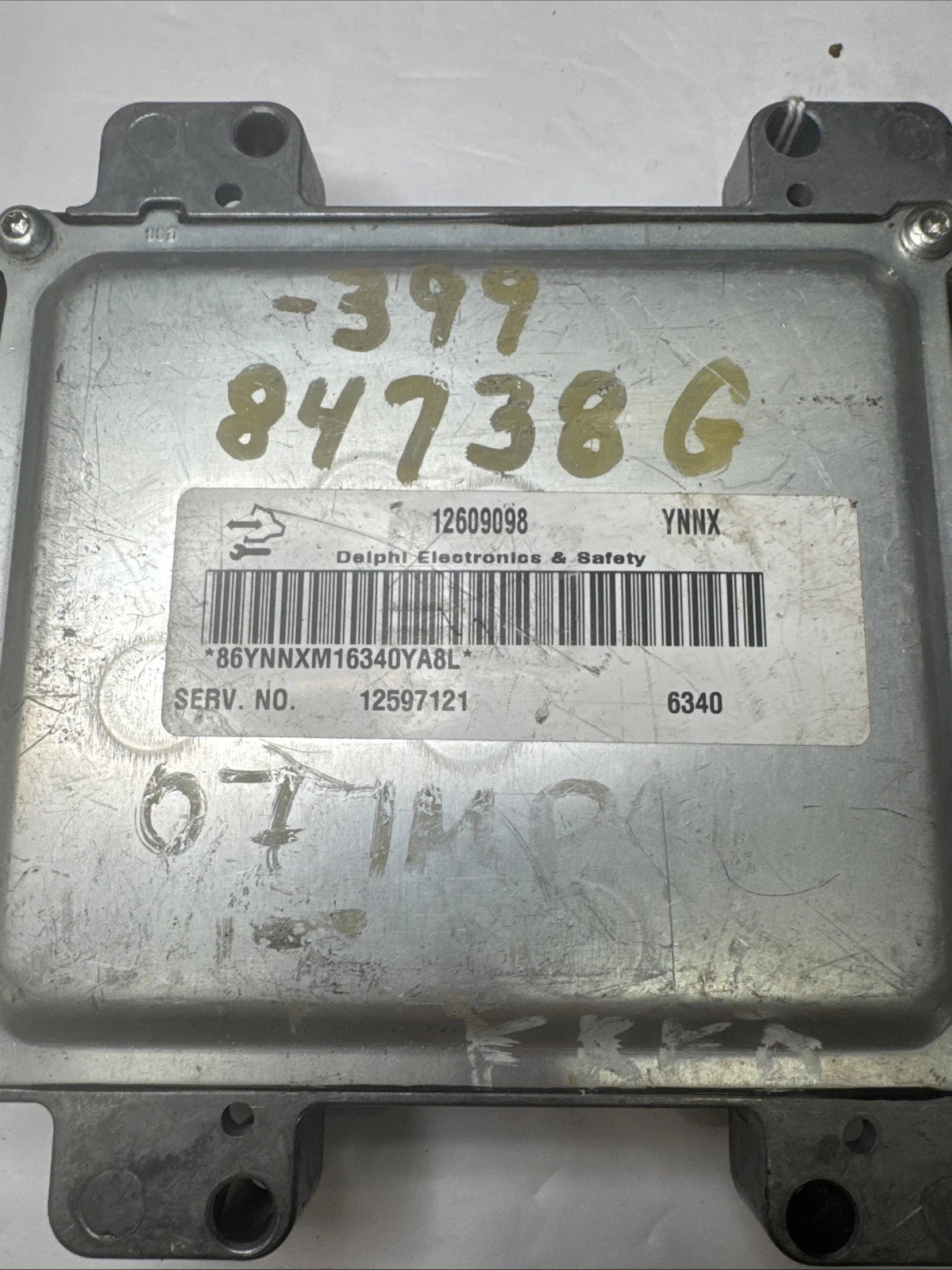 2007 Chevy Impala ECM ECU Engine Computer 12609098 YNNX 12597121 OEM