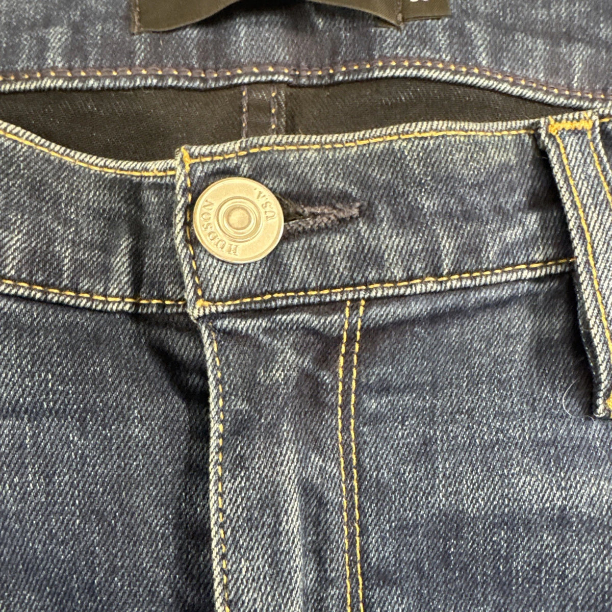 Hudson Women’s Size 30 Blue Wash Slim Straight 5 Pocket Denim Jeans