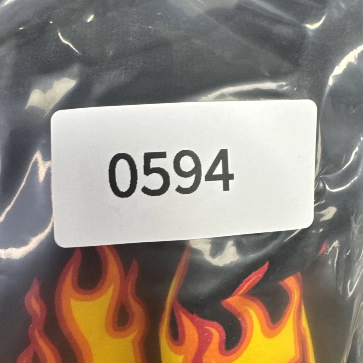 Thrasher Magazine Black Flame Logo Pullover Hoodie Mens Small Black Scale Skate