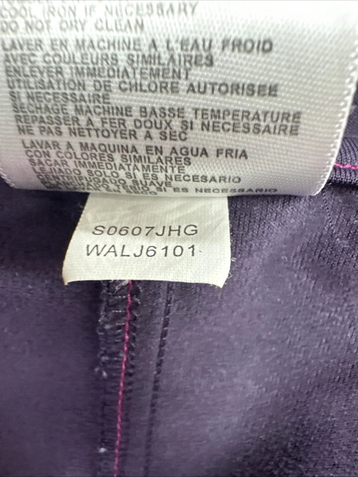 New Balance Womens S Pink Purple Softshell Full Zip Athletic Jacket WALJ6101