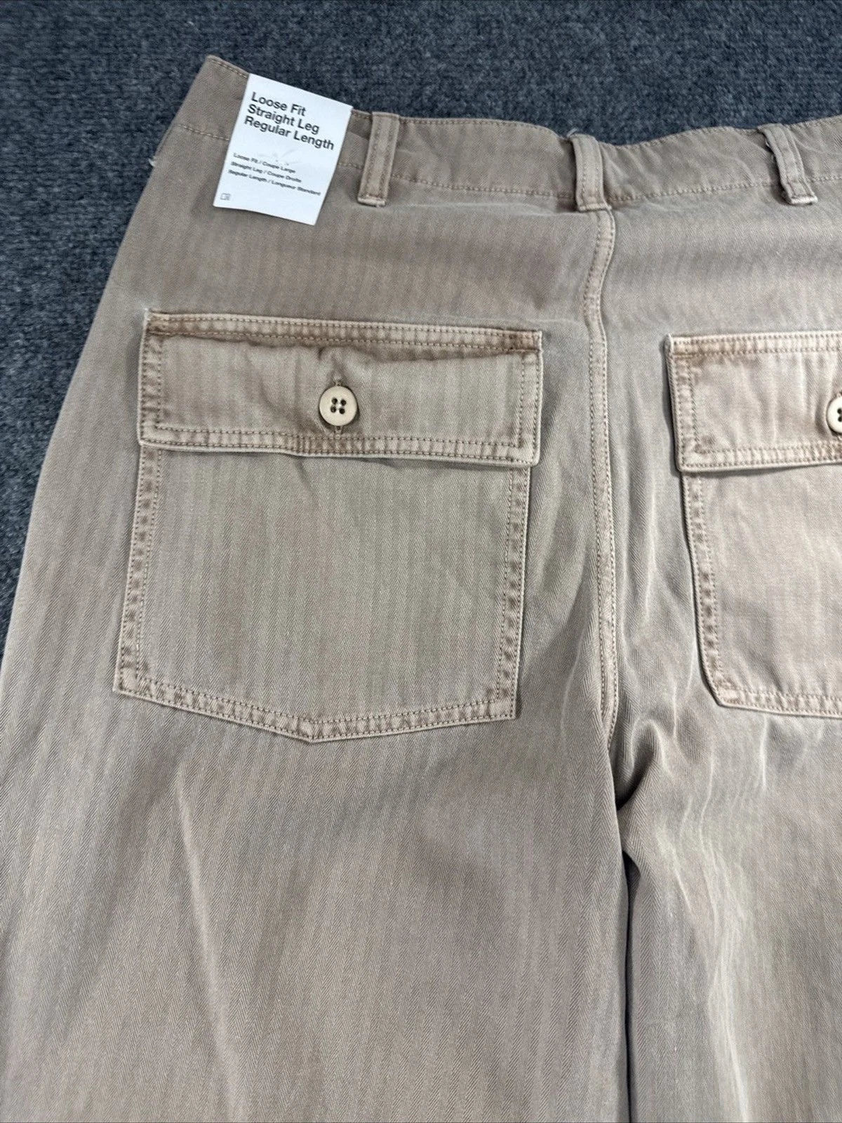 Nike Life Fatigue Pants Men’s 28 Hemp Herringbone Workwear HJ0645-227 NWT