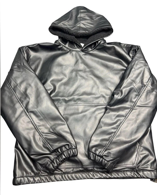 The Perfect Example Fleece Lined Hoodie Small Minimalist Athleisure Winter Heat